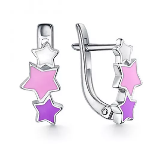 Серьги детские из серебра