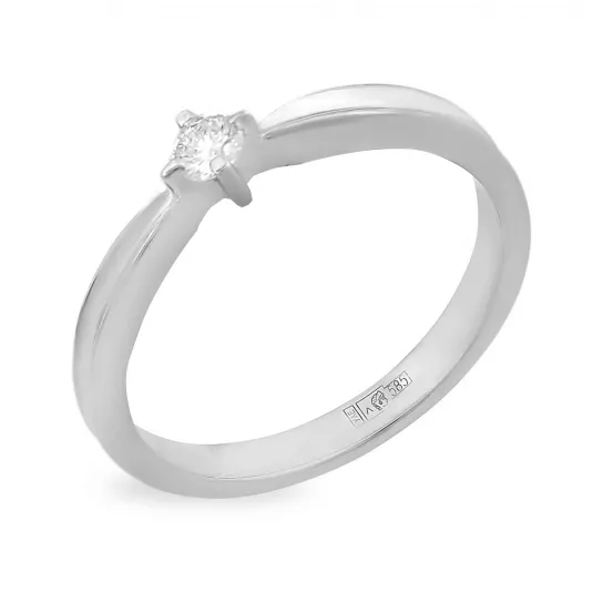 Кольцо с бриллиантами из золота