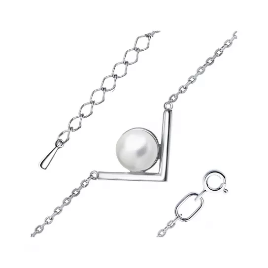 Колье из серебра