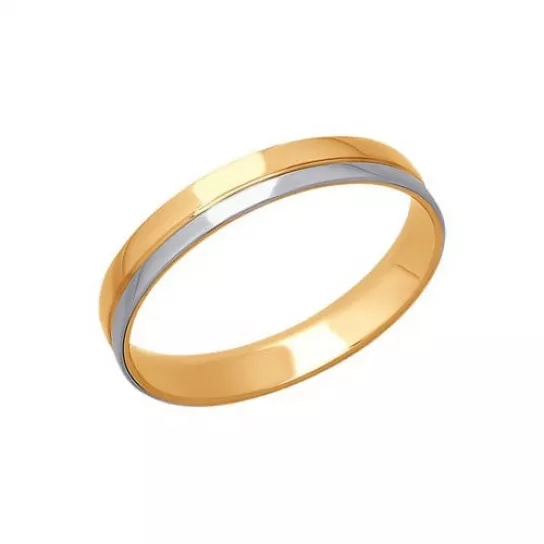 Кольцо обручальное из золота