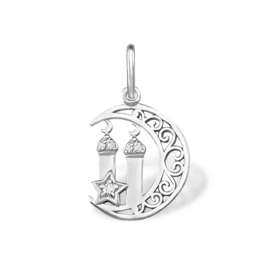 Подвеска мусульманская из серебра
