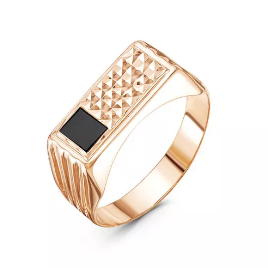 Кольцо-печатка из золота