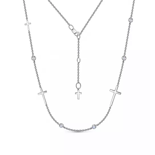 Колье из серебра