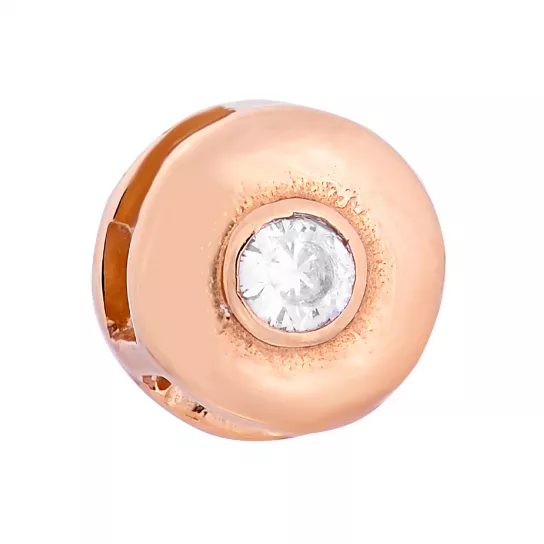 Подвеска с фианитом из золота