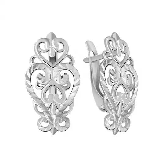 Серьги из серебра