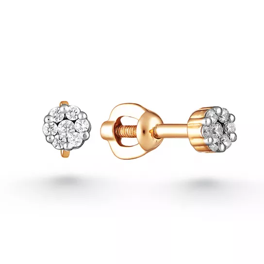 Пусеты из золота