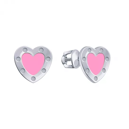 Пусеты из серебра