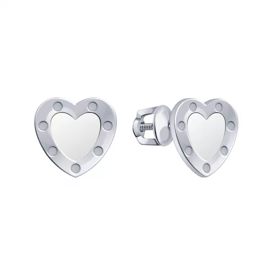 Пусеты из серебра