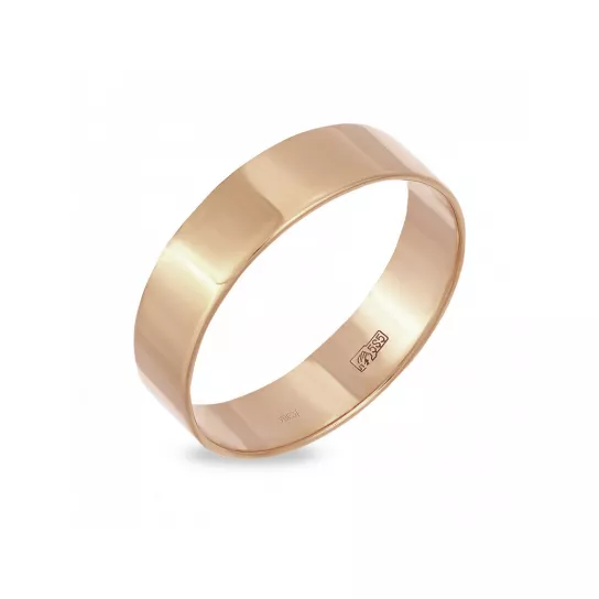 Кольцо обручальное из золота