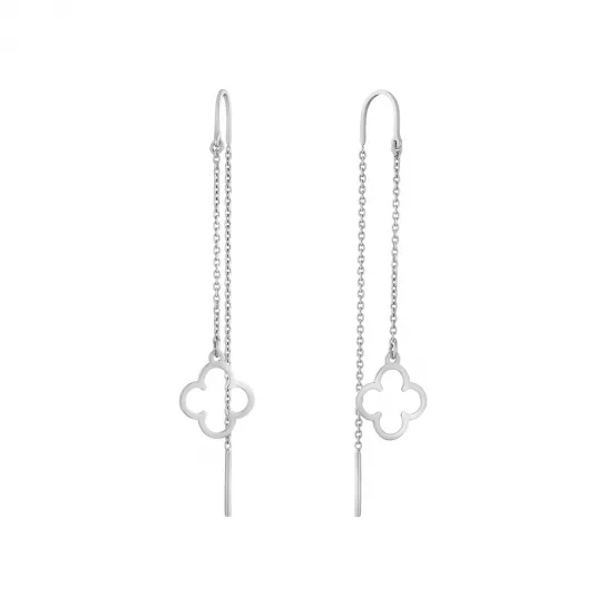 Серьги-продевки из серебра