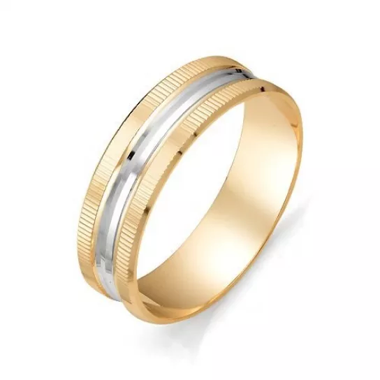 Кольцо обручальное из золота