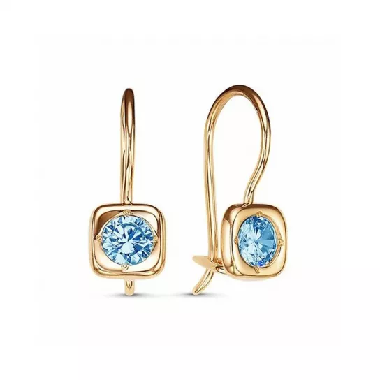 Серьги детские из золота