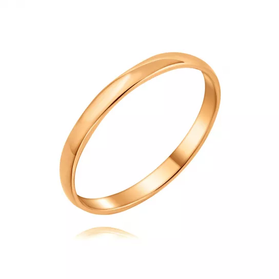 Кольцо обручальное из золота