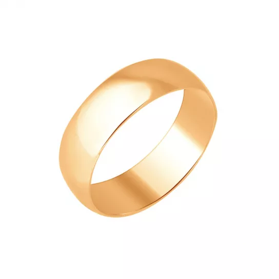 Кольцо обручальное из золота