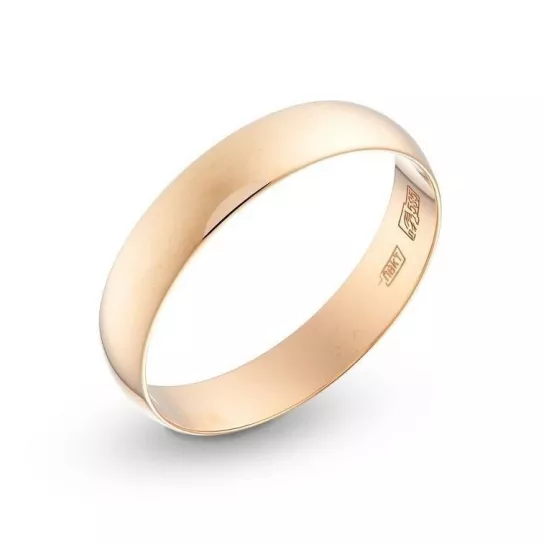 Кольцо обручальное из золота