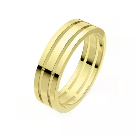 Кольцо обручальное из золота