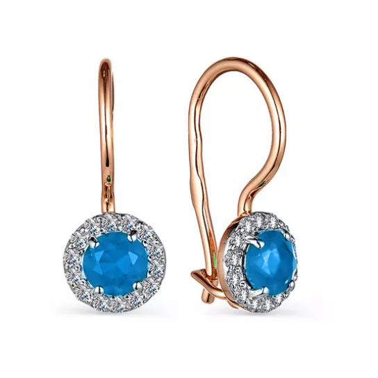 Серьги детские из золота