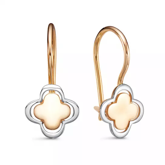 Серьги детские из золота