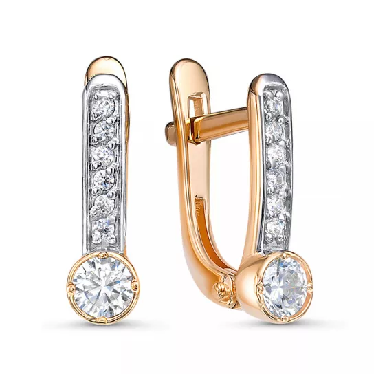 Серьги детские из золота