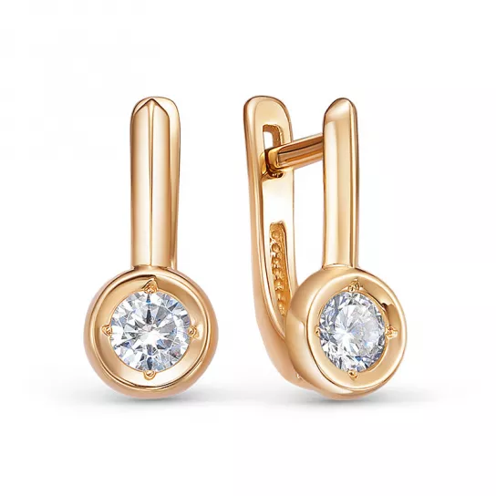 Серьги детские из золота