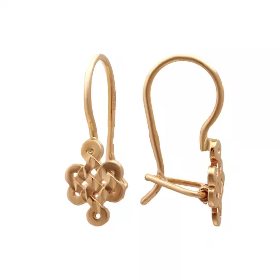 Серьги детские из золота