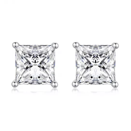 Пусеты из серебра