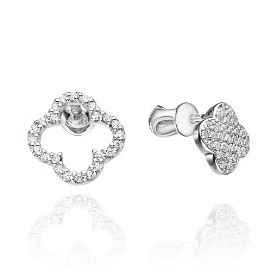 Пусеты из серебра