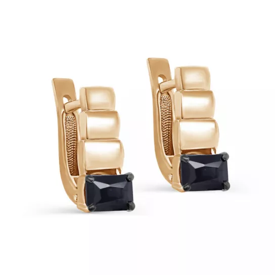 Серьги с сапфиром из золота