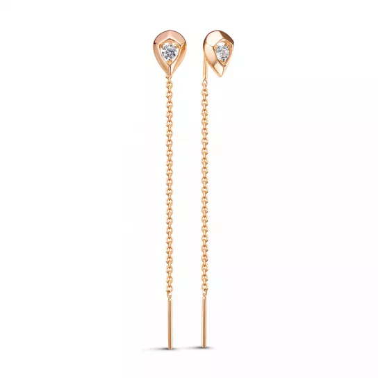 Серьги-продевки из золота