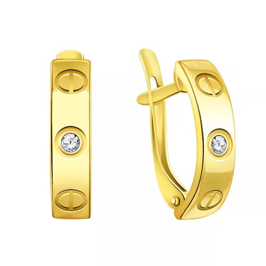 Серьги из золота