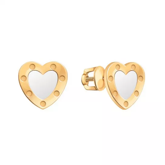 Пусеты из золота