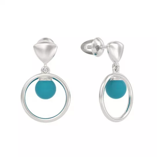 Серьги из серебра