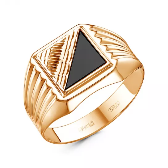 Кольцо-печатка из золота