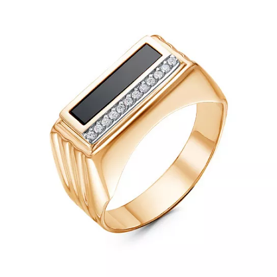 Кольцо-печатка из золота