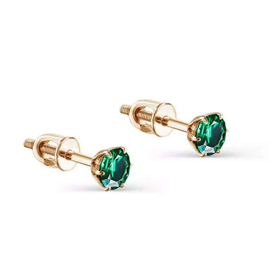 Пусеты из золота