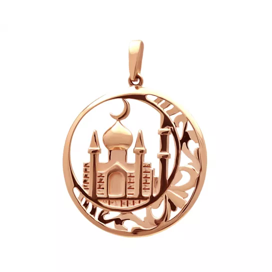 Подвеска мусульманская из золота
