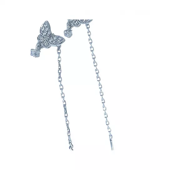 Серьги-продевки из серебра