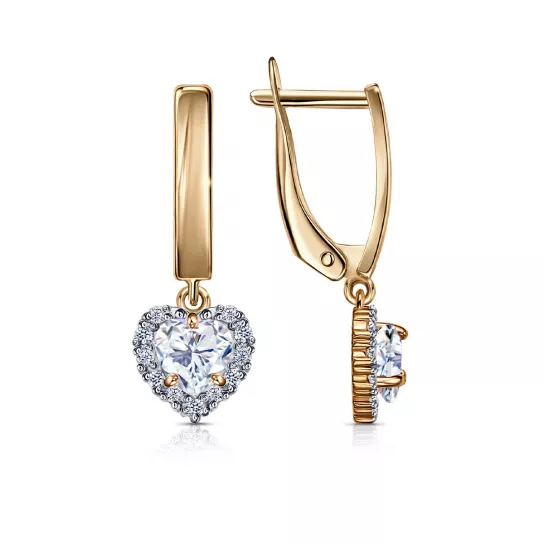 Серьги детские из золота