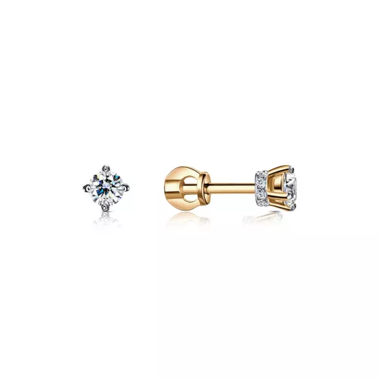 Пусеты из золота