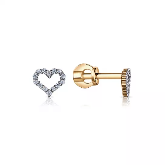 Пусеты из золота