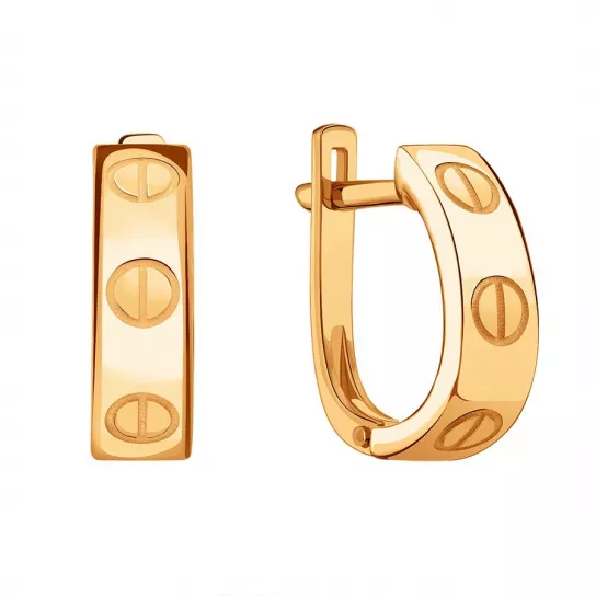 Серьги из золота