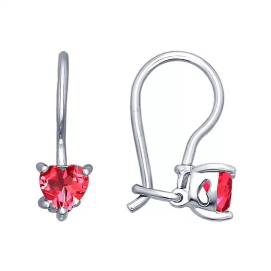 Серьги детские из серебра