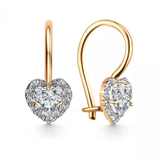 Серьги детские из золота