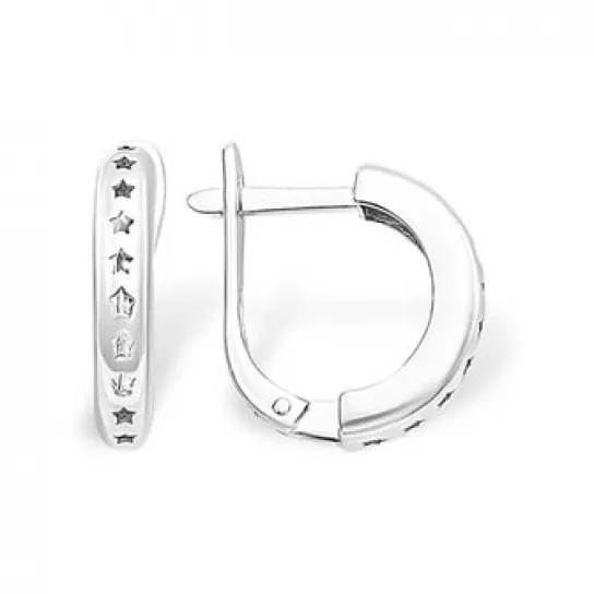 Серьги из серебра